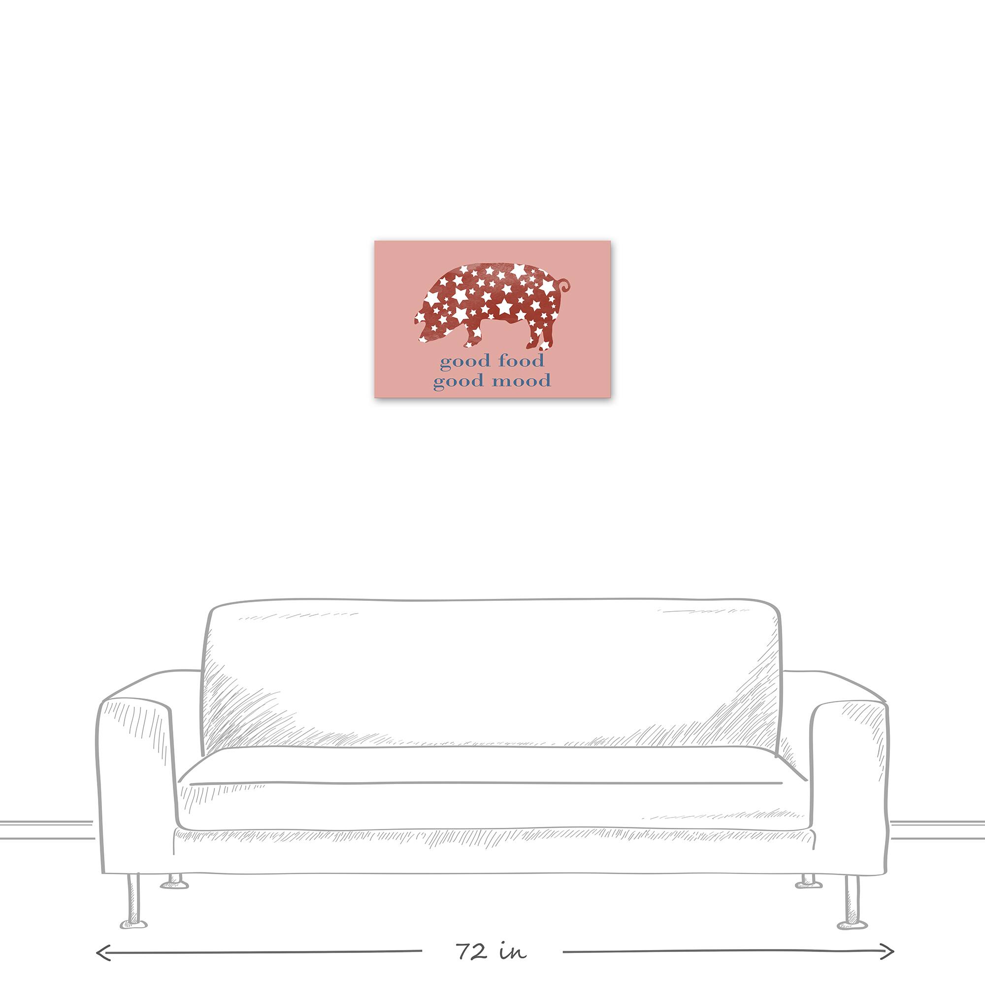 Good Mood Good Food Canvas Wall Art